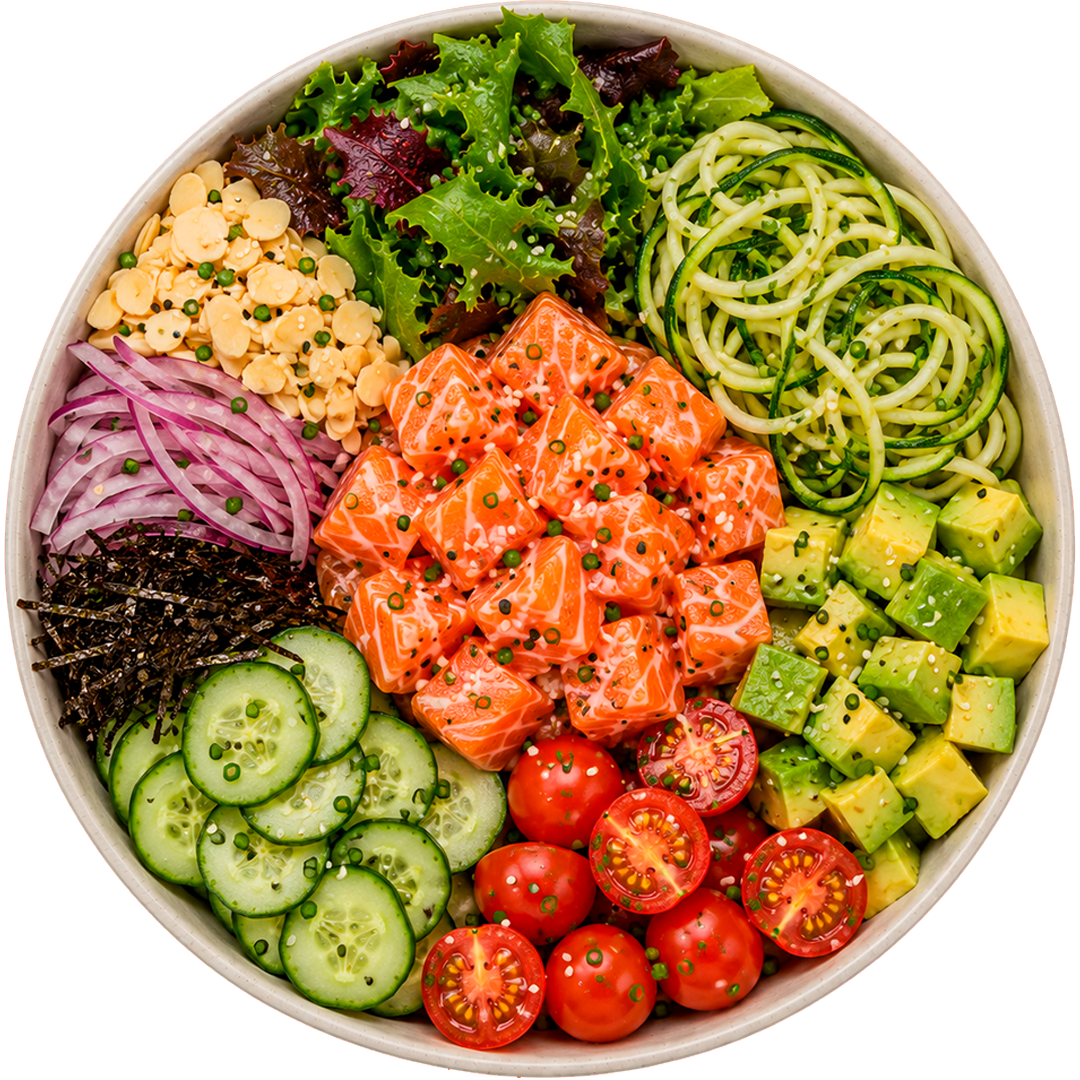 Poke KONA Fresh Salmon